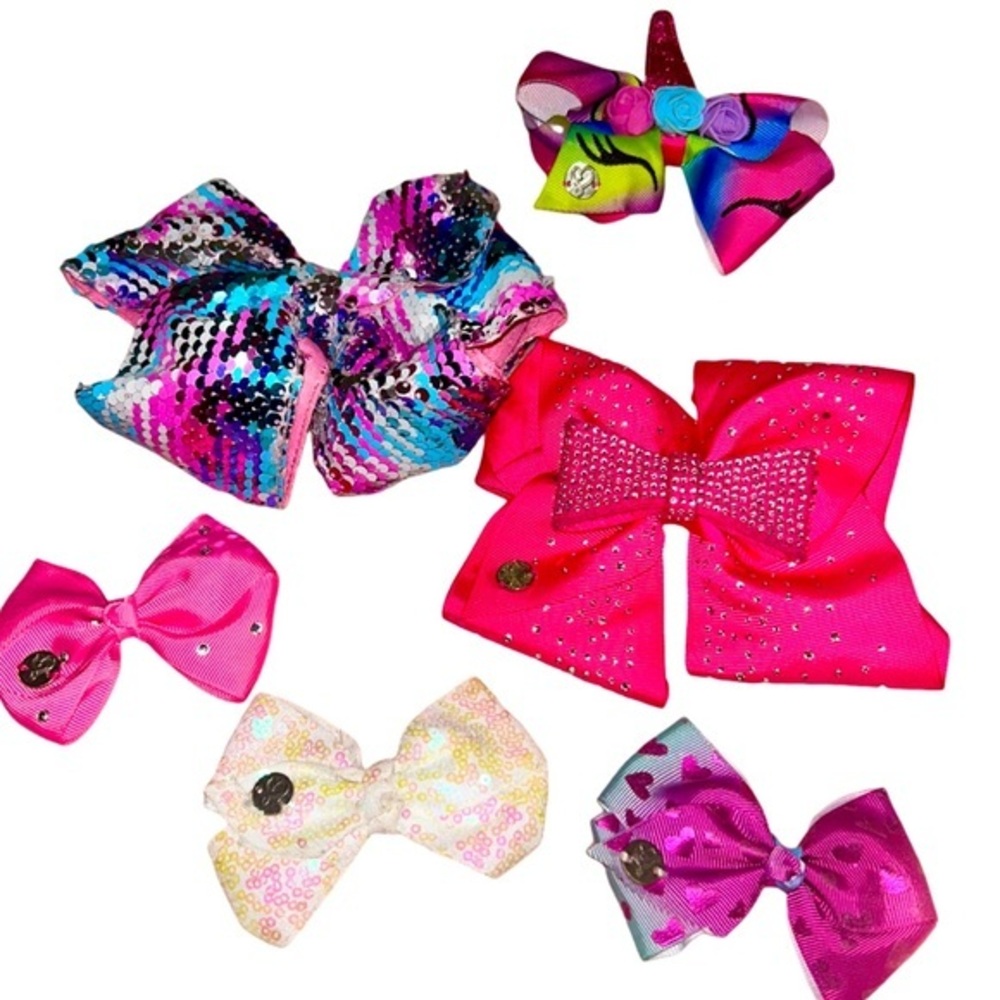 JoJo Siwa Bundle of 6 Hair Bows! 🎀🎀🎀
